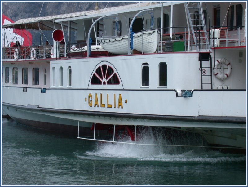 DS Gallia mit Schaufelradantrieb.(16.08.2006)