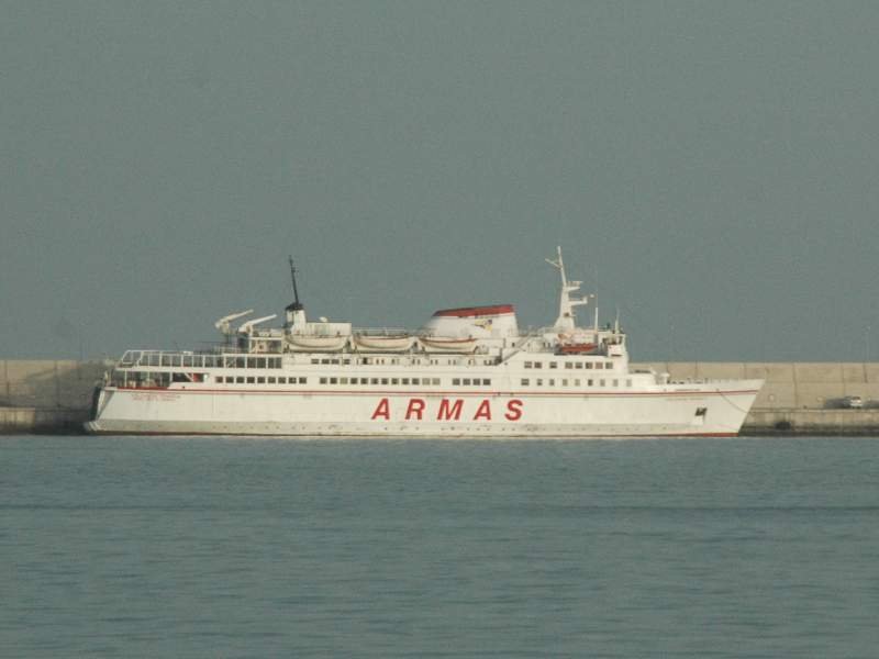 Eine Fhre in Las Palmas de Gran Canaria