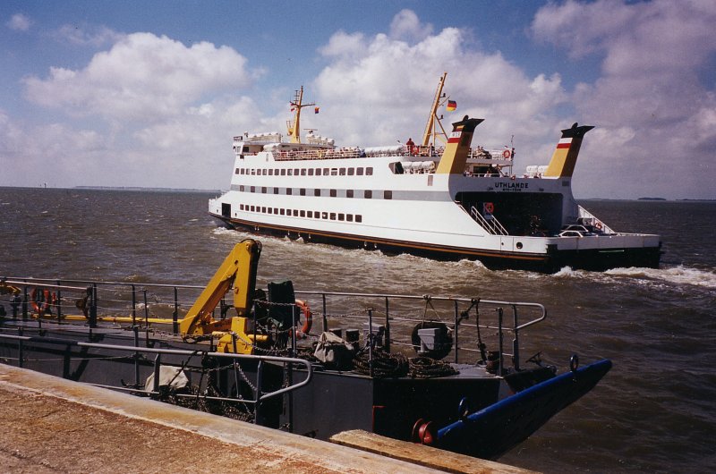 Fhrschiff UTHLANDE auf der Fahrt zur Insel Fhr,
2003