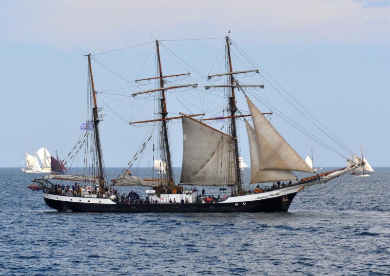  Fridjof Nansen  am 07.08.09 auf der Hanse Sail