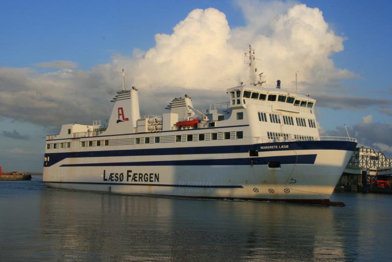 F/S  Margarete Ls  im Fhrhafen von Frederikshavn; 22.08.2009