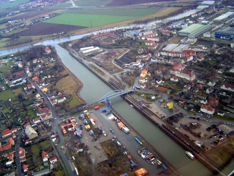 Hafen Riesa. 