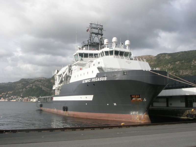 Hier ein Fischereiboot, dieses lag am 21.8.2009 in Bergen.