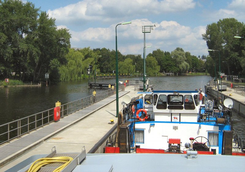 In der Schleuse Spandau, Sommer 2007