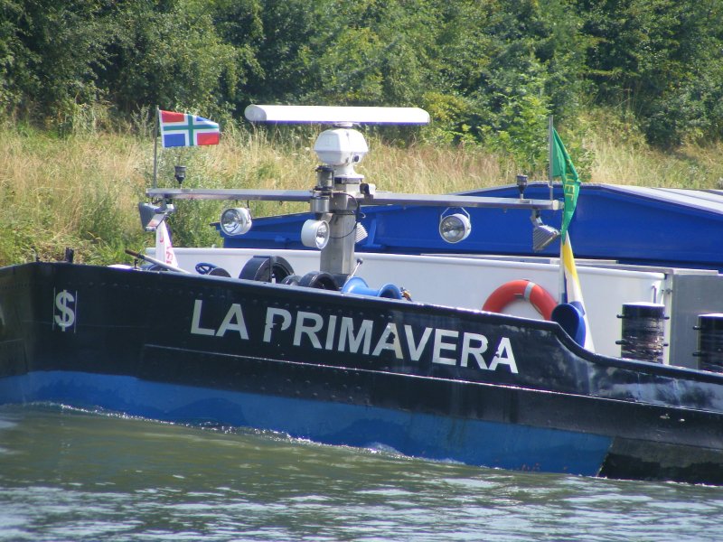 La Primavera 2322373 auf dem Mittellandkanal hhe Stadt Lbbecke , Fahrtrichtung Bad Essen