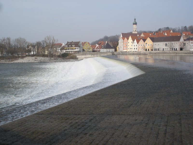 Landsberg Wehranlage am Lech 24.03.05