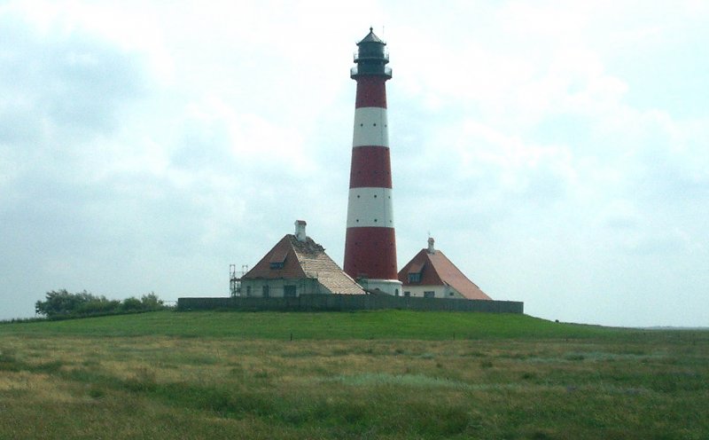 Leuchtturm WESTERHEVER -
Nordsee -
Sommer 2004