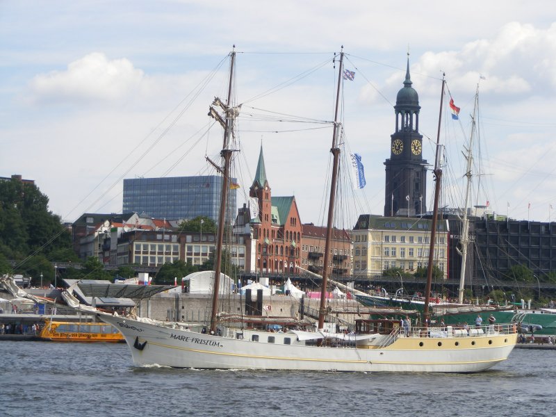 Mare Frisum im Hamburger Hafen am 2.08.08