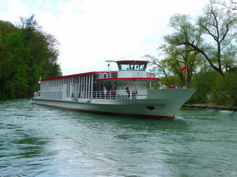 MS CHRISTOPH MERIAN unterwegs in Rheinfelden am 18.04.2009