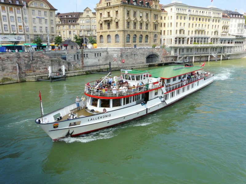 MS LLLENKNIG  unterwegs in der Stadt Basel am 28.06.2009