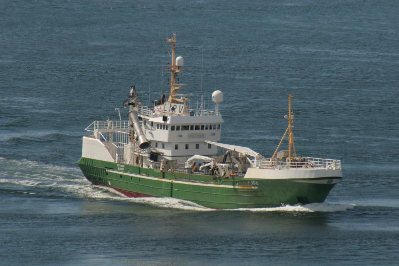 M/S  Rottingy  nimmt Kurs auf Bergen; 08.06.2009