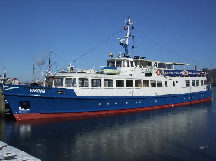 MS Viking. Ausflugdampfer- linie Flensburg - Ochseninseln DK - Glcksburg - Flensburg