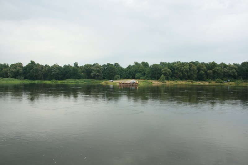 Oderabschnitt bei Aurith, mit Blick auf das polnische Ufer