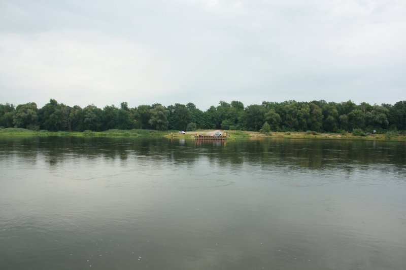Oderabschnitt bei Aurith, mit Blick auf das polnische Ufer