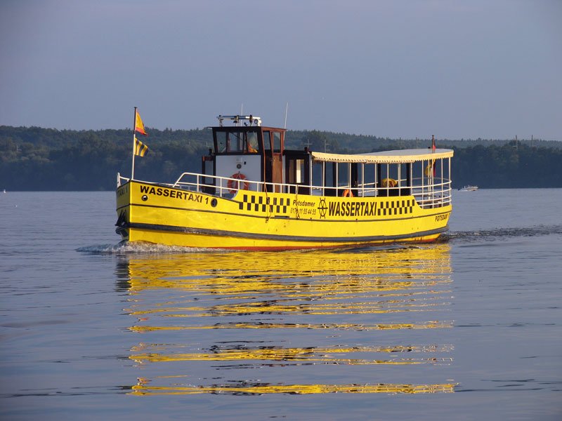 Potsdamer Wassertaxi 1 auf dem Templiner See;
 25.07.2008
