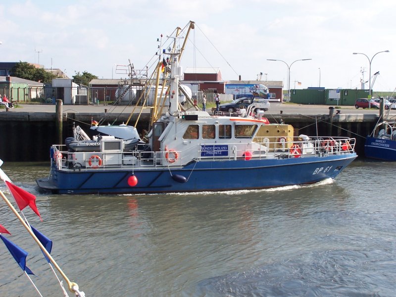  Prignitz  PG 61 im Hafen von Buesum am25.09.2008