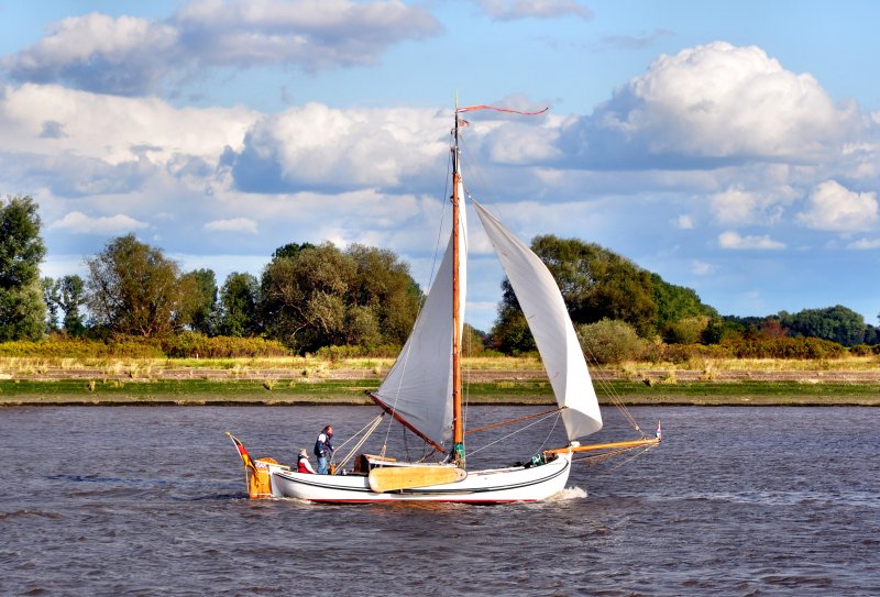 Segeln auf der Weser am 13.09.2009