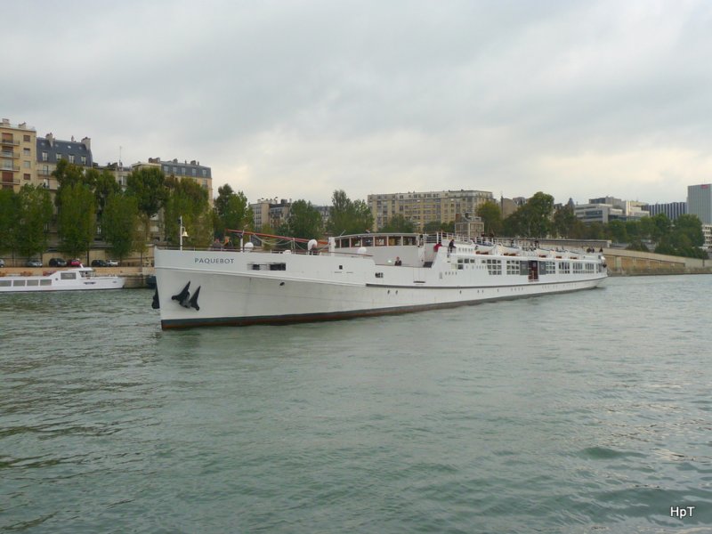 Seine Paris - MS Le PAQUEBOT in Paris am 16.10.2009