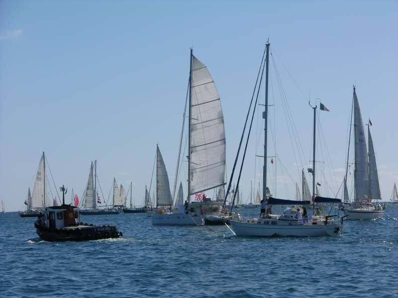 Start fr die ARC 2006 Transatlantikregatta in Gran Canaria