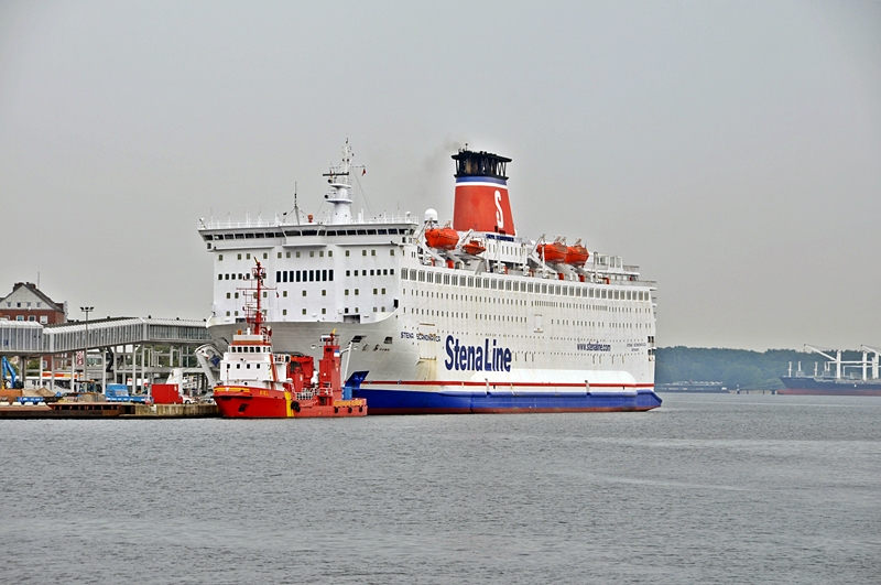  Stena Scandinavica  im Kieler Hafen liegend am 07.09.09