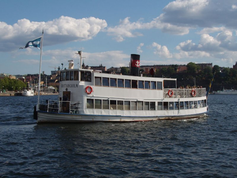 Stockholm-DS  Drottningholm  nach Drottningholm am Stadhusbron Kai