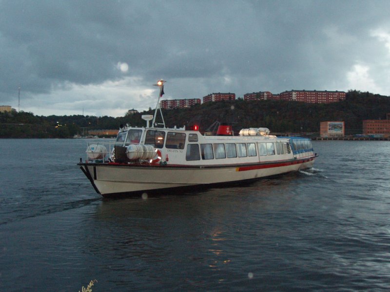 Stockholm-MS  Delfin XI  nach Fjderholmarna in Biskopsudden
