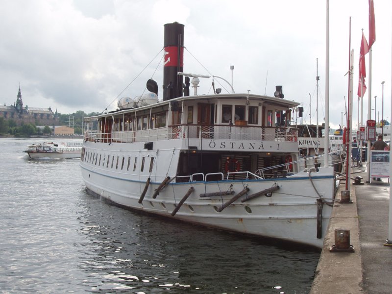 Stockholm-MS  stana I  in Nybrokajen, bereit fr die nchste Skargrd Rundfahrt.