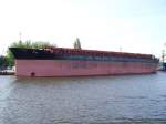 Barge Skar II (IMO 9043366)an der Stettiner Werft am 28.05.08.