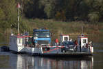   25 Tonnen  Gierseilfähre Aken (Elbe) 18.10.2019 09:25 Uhr.