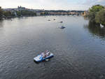 Relaxen auf der Moldau stand Mitte September 2012 in Prag auf dem Programm.