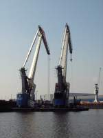 SK Athlet II und SK Athlet III im Neustdter Hafen zu Bremen im Mai 2007