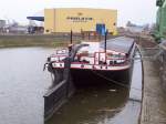 Elbe-Schleppkahn  Waltraut , Baujahr 1913 / Ort: Historisches Terminal im Alberthafen, Dresden-Friedrichstadt am 18.03.2005