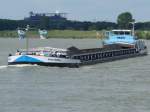 MS Anna Firmbach  ENI 02326068 / L 110m - B 10,50m - Tg 3.16m - T 2581 / Gameldet in Sennfeld/Main D.  Hier zu Berg in Duisburg am 3.08.10.