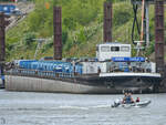 Das Tankmotorschiff ANNA (ENI: 04031470) hatte Ende Mai 2025 im Duisburger Kultushafen angelegt.