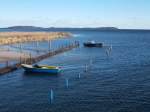 Im kleinen Hafen von Neukamp/Rügen am 08.Februar 2015.