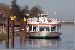 Das Fahrgastschiff GROSSER KURFRST liegt am 10.02.2008 in seinem Heimathafen Tangermnde. Das Schiff wurde 1966 bei den Deutschen Industriewerken Spandau gebaut, ist 51,20 m lang, 8,20 m breit und hat einen Maximaltiefgang von 1,40 m. Die beiden Maschinen leisten je 250 PS. Das der Reederei Kaiser gehrende Schiff ist fr 500 Passagiere zugelassen.
