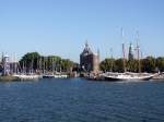 Einfahrt in den Hafen von Enkhuizen;100905