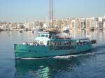 Die  Sliema-Valette-Sliema-Ferry  verlsst gerade Sliema.