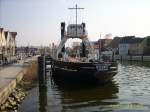 FHRSCHIFF STRALSUND der DR im Museumshafen Wolgast.
