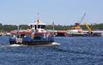 DIETRICHSDORF (F�hre) | SFK | ENI 02340049 | hinten: SCHARH�RN | IMO 9906489 | Kiel | Mai 2026