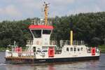 Fahrzeug- und Personenf�hre SWINEM�NDE (ENI 05043000); Datum: 25.07.2026; Aufnahmeort: NOK/Hohenh�rn, Deutschland.