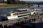 Schsische Dampfschiffahrt, Motorschiff  August der Starke ,  gebaut 1994, 01.10.2011 Dresden