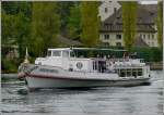 Begegnung auf dem Rhein mit der MS  Arnenberg , der Schiffahrtgesellschaft Untersee und Rhein, whrend einer Schiffsfahrt von Konstanz ber den Untersee und dem Rhein nach Schaffhausen.