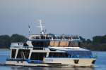 Fahrgastschiff Concordia Lnge:31.0m Breite:8.5m auf der Elbe vor Schulau Wedel am 05.06.10 