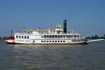 Creole Queen auf dem Mississippi, New Orleans, 23. Mai 2003