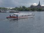 Stockholm-MS  Delfin V  auf Hafenrundfahrt.