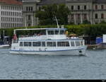MS DRAGON im Seebecken vor Luzern am 27.07.2023