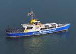 Ausflugsschiff  ''Forth Belle' von Forth Boat Tours -Sightseeing auf dem Firth of Forth in South Queensferry /Edinburgh.