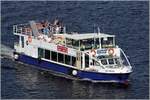 Das Fahrgastschiff GOTHMANN (ENI 04804680) ist am 17.07.2018 in Kiel unterwegs. Sie wurde 1981 als Boot für die Hamburger Wasserschutzpolizei gebaut und nach Außerdienststellung vom neuen Eigner verlängert. Heimatort ist heute Friedrichstadt.