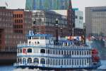 Der Louisiana Star auf Rundfahrt im Hamburger Hafen am 07.08.10